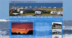 Desktop Screenshot of hirtshals-camping.de