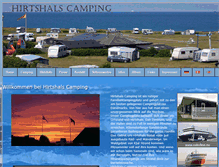 Tablet Screenshot of hirtshals-camping.de